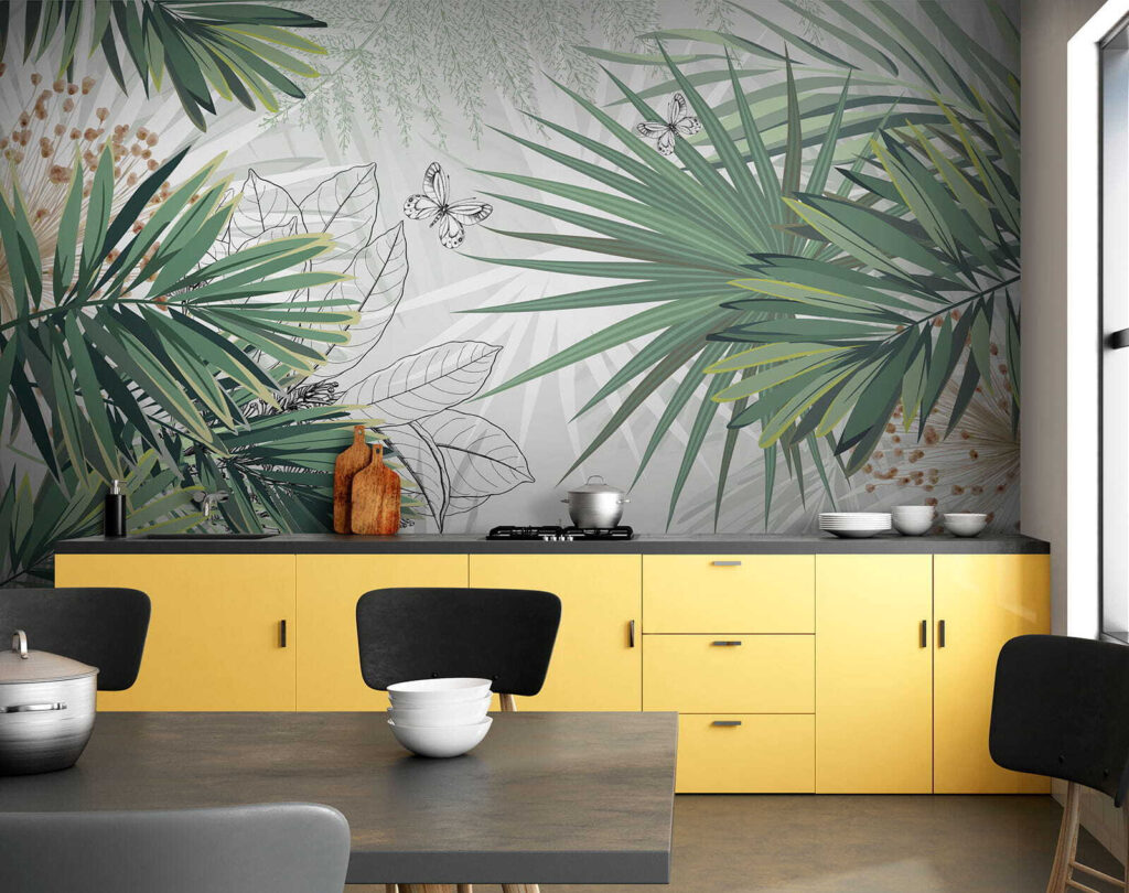 Zartes tropisches Blattwerk — Interieur 7