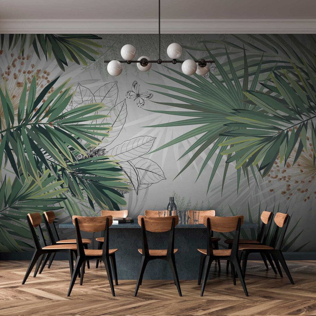 Zartes tropisches Blattwerk — Interieur 8