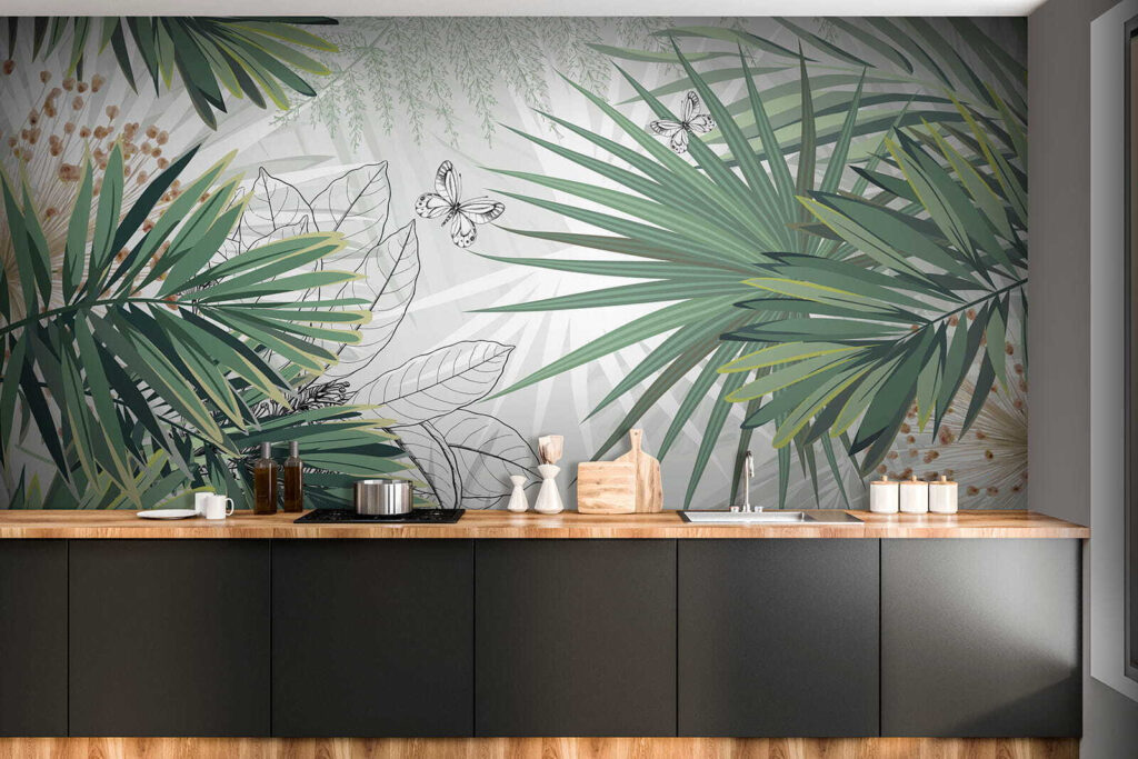 Zartes tropisches Blattwerk — Interieur 9