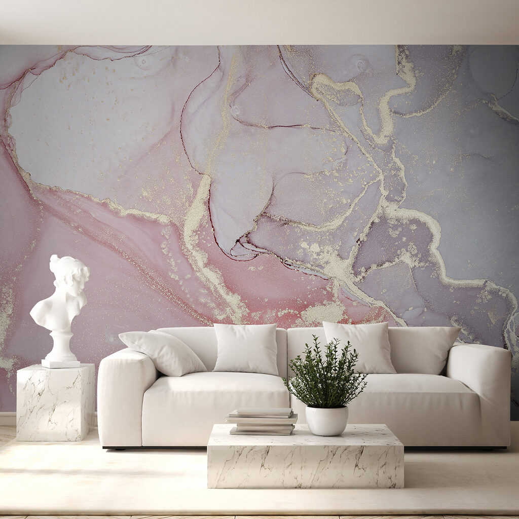 Pastellflächen mit Goldadern — Interieur 3