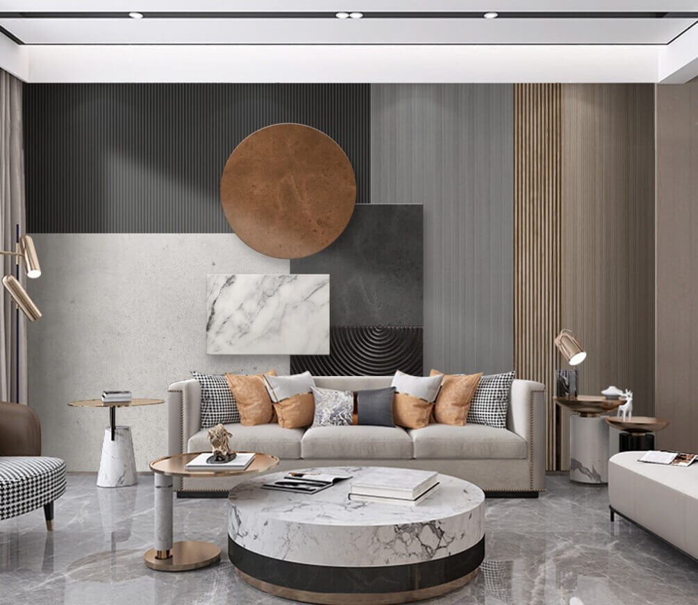 Spiel geometrischer Formen — Interieur 1