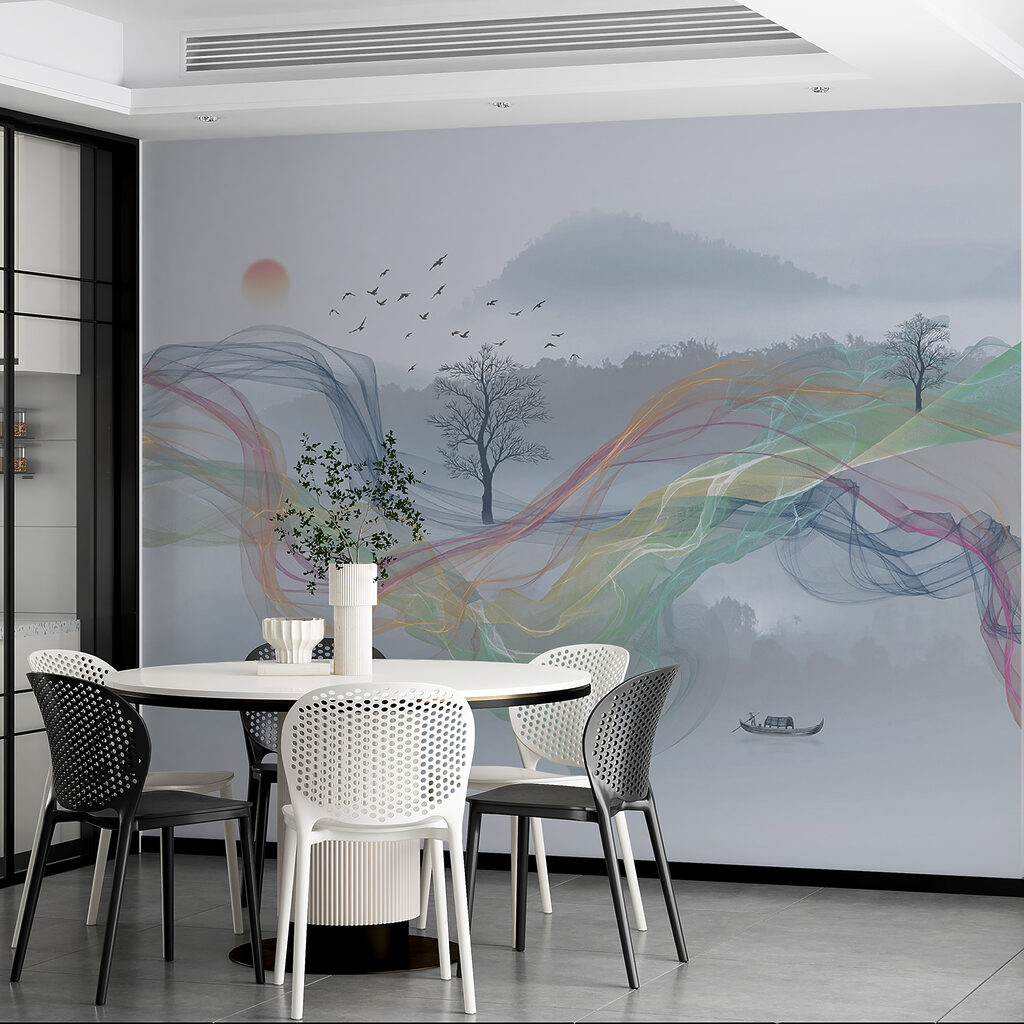 Bunte Wellen am Himmel — Interieur 2