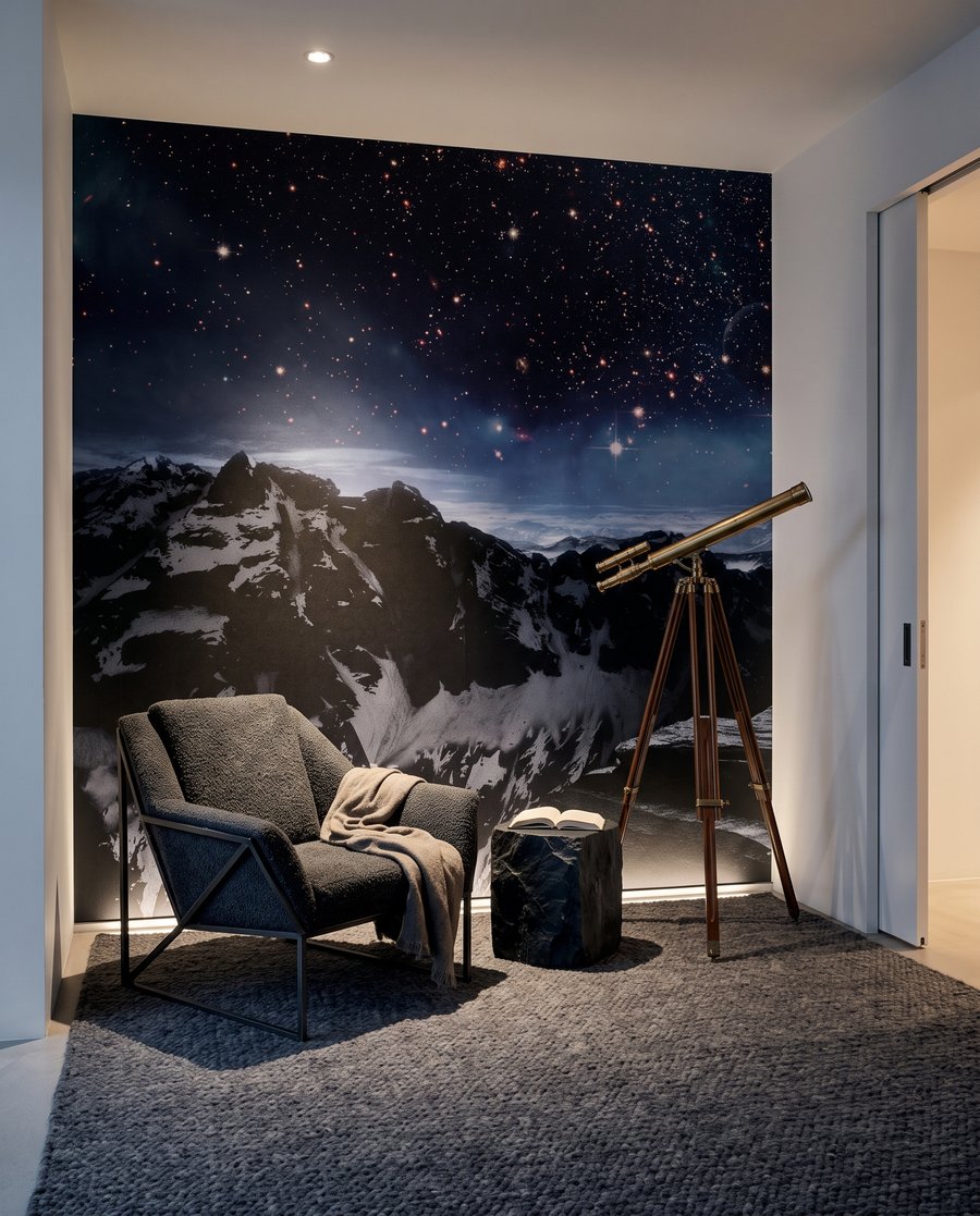 Erde über Mondbergen — Interieur 3