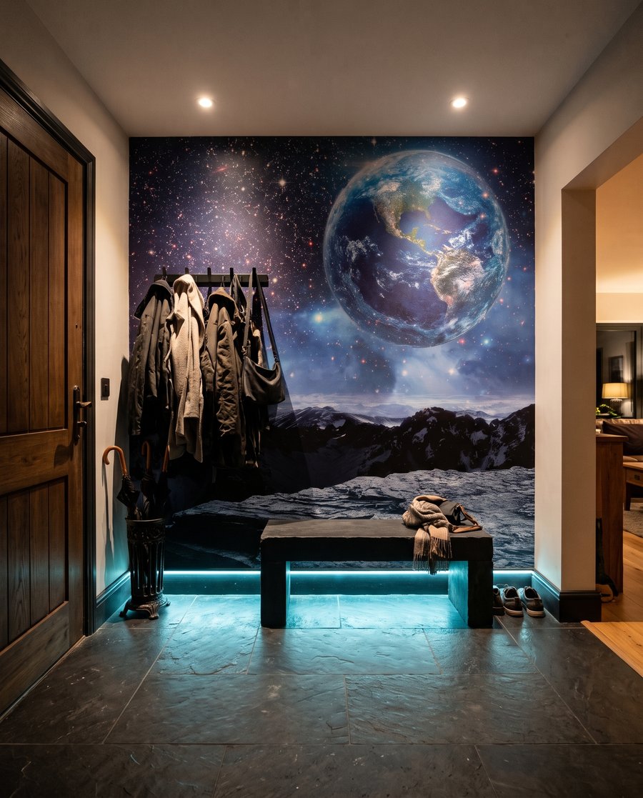 Erde über Mondbergen — Interieur 4