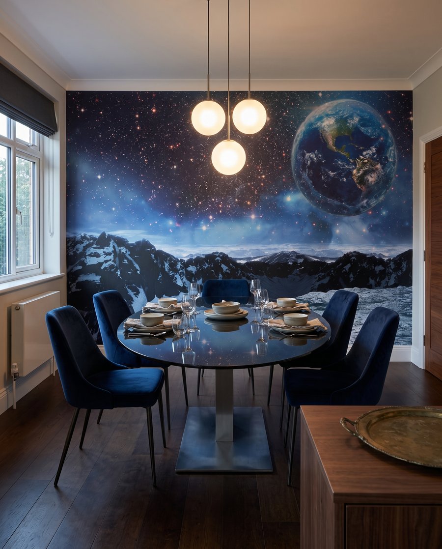 Erde über Mondbergen — Interieur 5