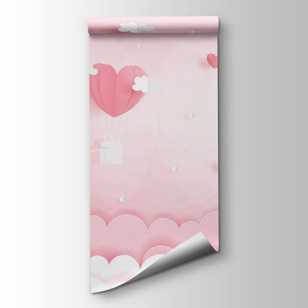 Rosa Ballons aus Papier — Produktansicht