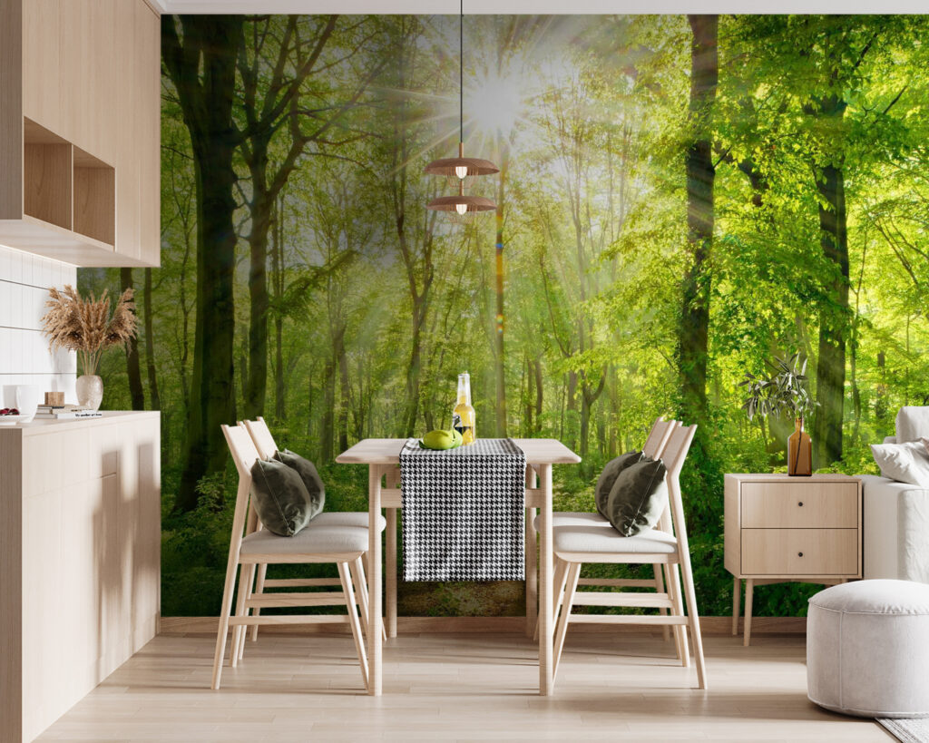Sonnenlicht auf dem Waldweg — Interieur 5