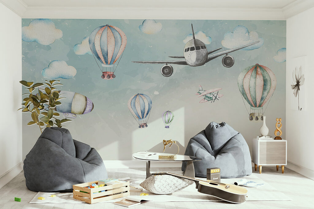 Heißluftballons und Flugzeuge — Interieur 3