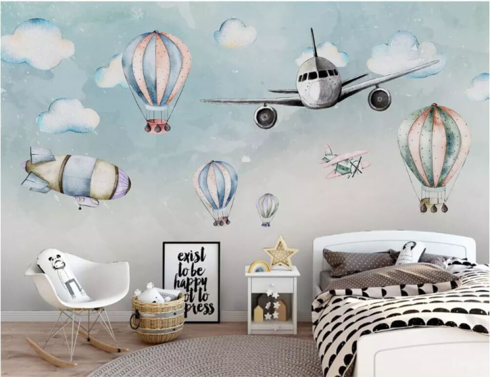 Heißluftballons und Flugzeuge — Interieur 1
