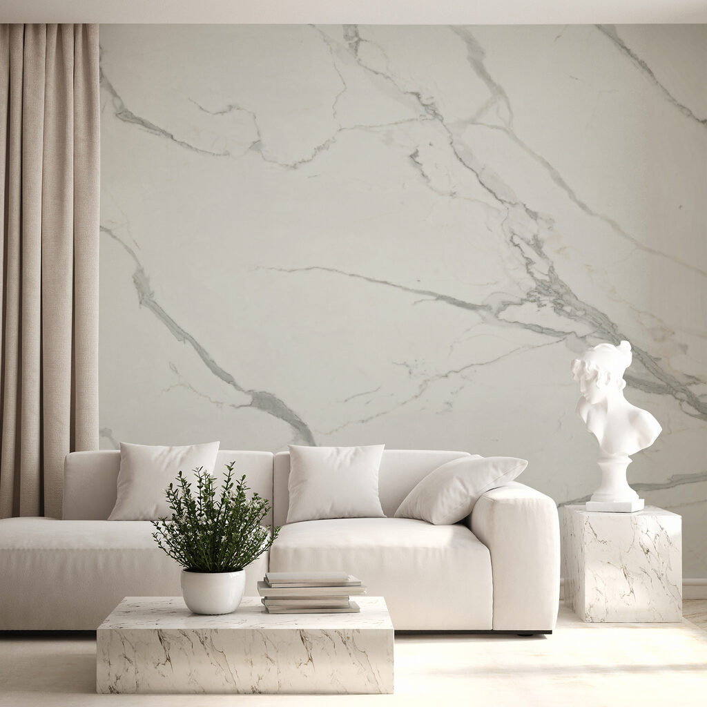 Weißer Marmor, graue Adern — Interieur 3