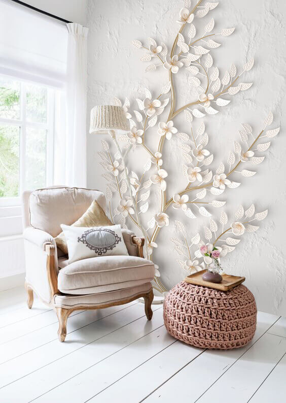 Zarte Blütenzweige — Interieur 1