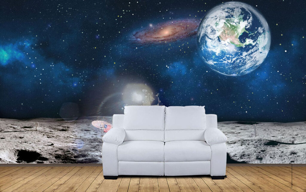 Die Erde vom Mond — Interieur 1