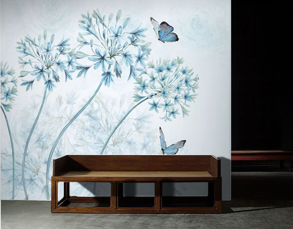 Schmetterlinge an Doldenblüten — Interieur 1