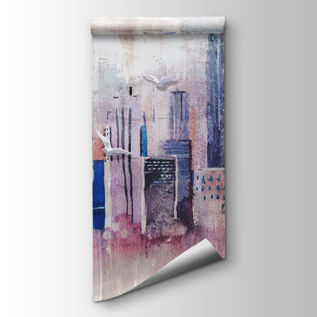 Stadt in Aquarell — Produktansicht