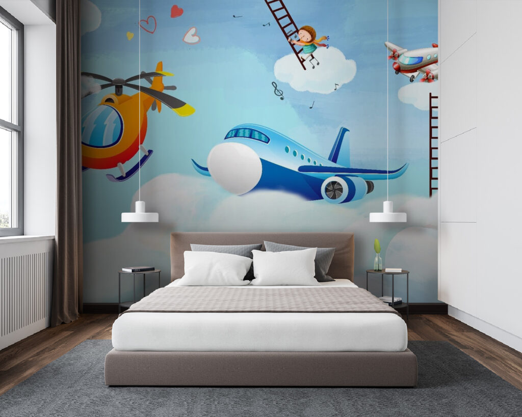 Flugzeuge am Himmel — Interieur 2