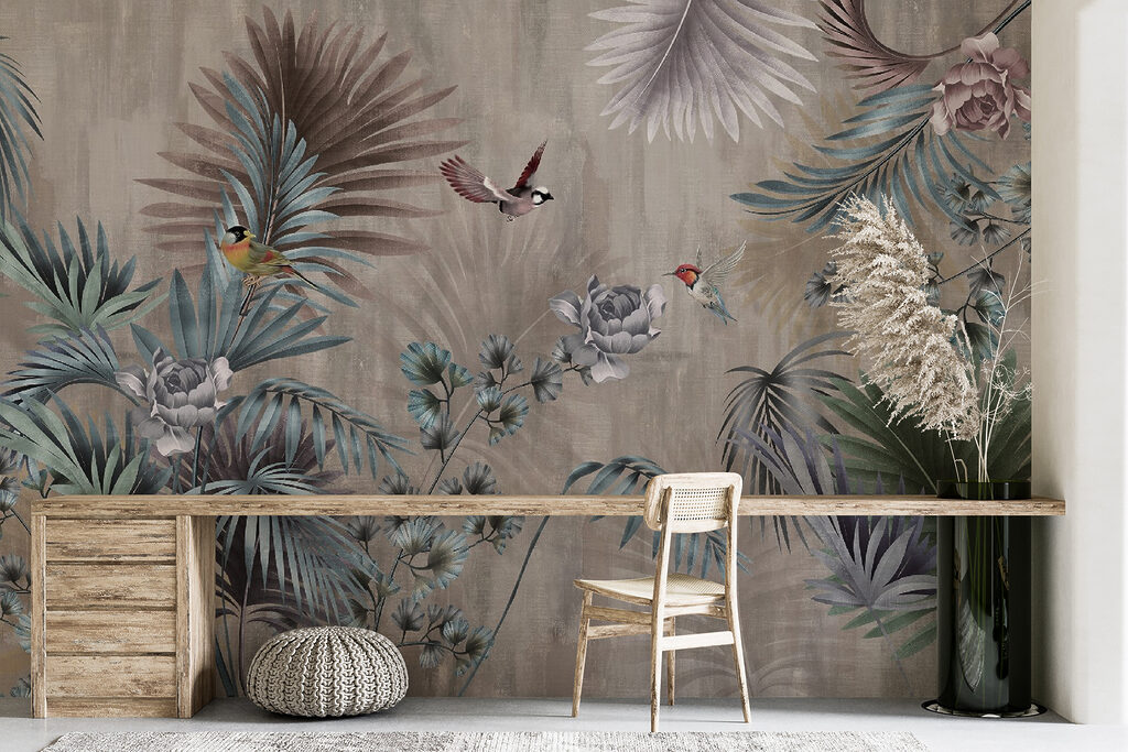 Vögel im Blattwerk — Interieur 3