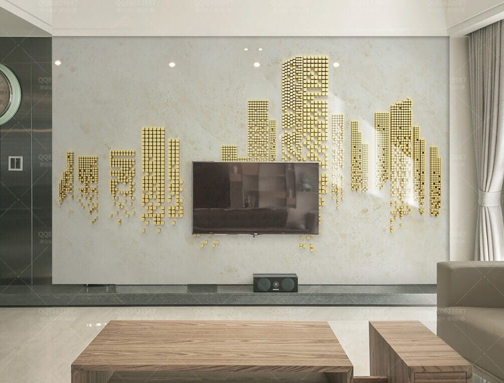 Skyline aus Pünktchen — Interieur 2