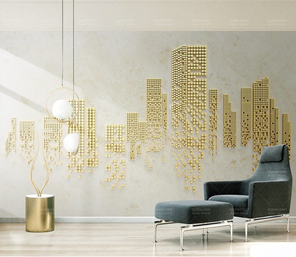 Skyline aus Pünktchen — Interieur 1