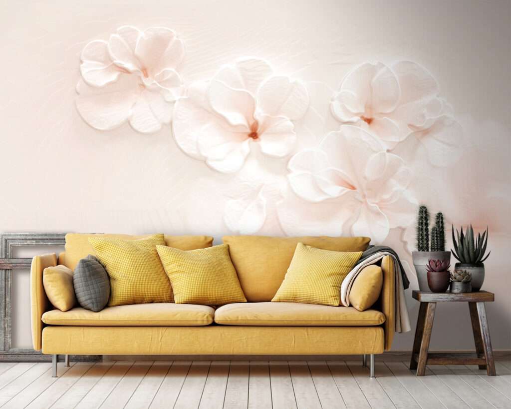 Blüten mit Reliefschatten — Interieur 3