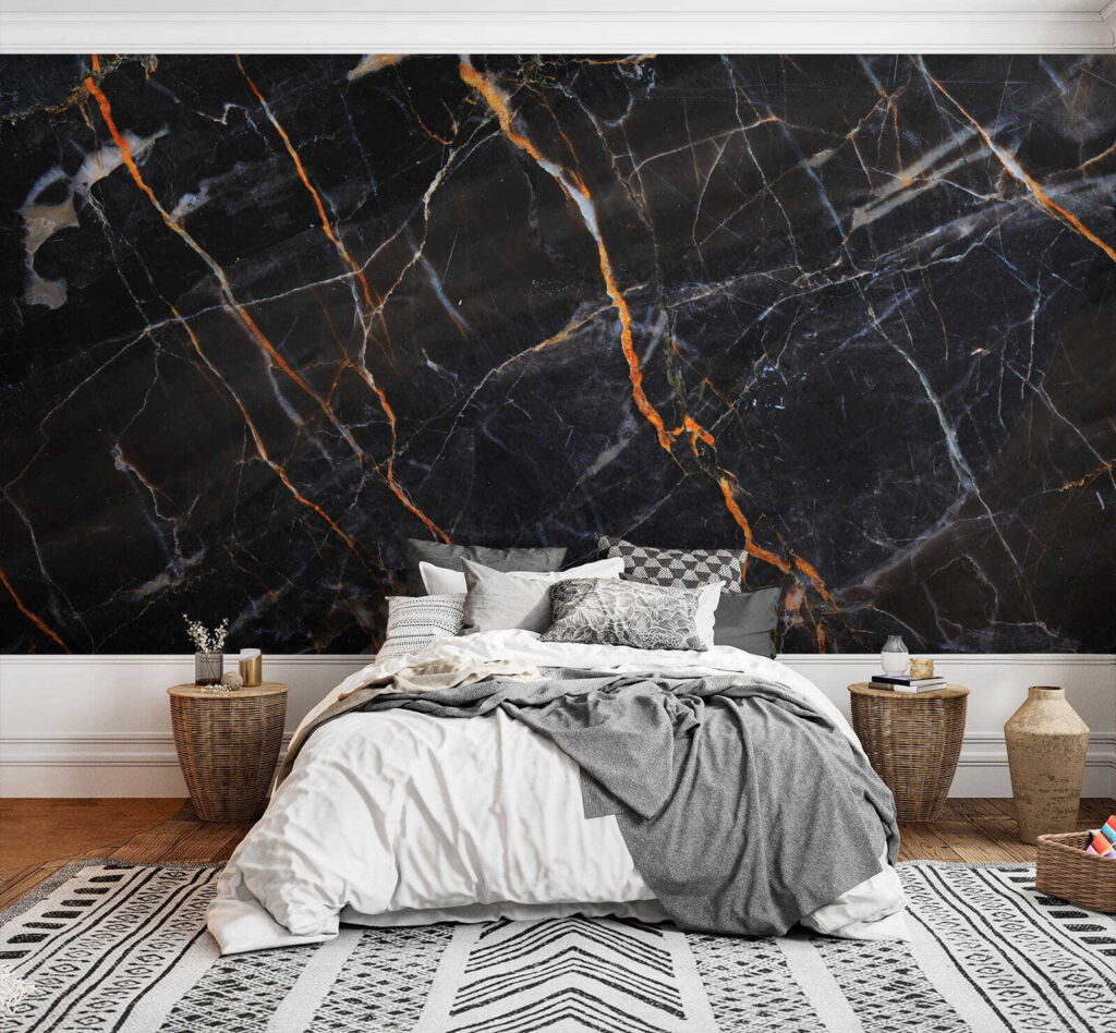 Schwarzer Marmor, feurige Adern — Interieur 3
