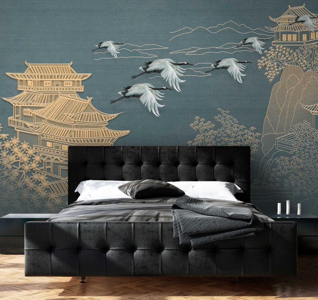 Landschaft mit Kranichen — Interieur 3