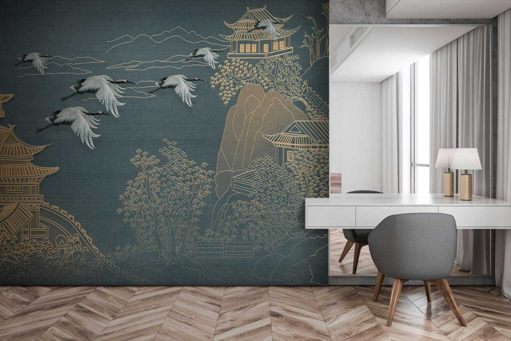 Landschaft mit Kranichen — Interieur 4