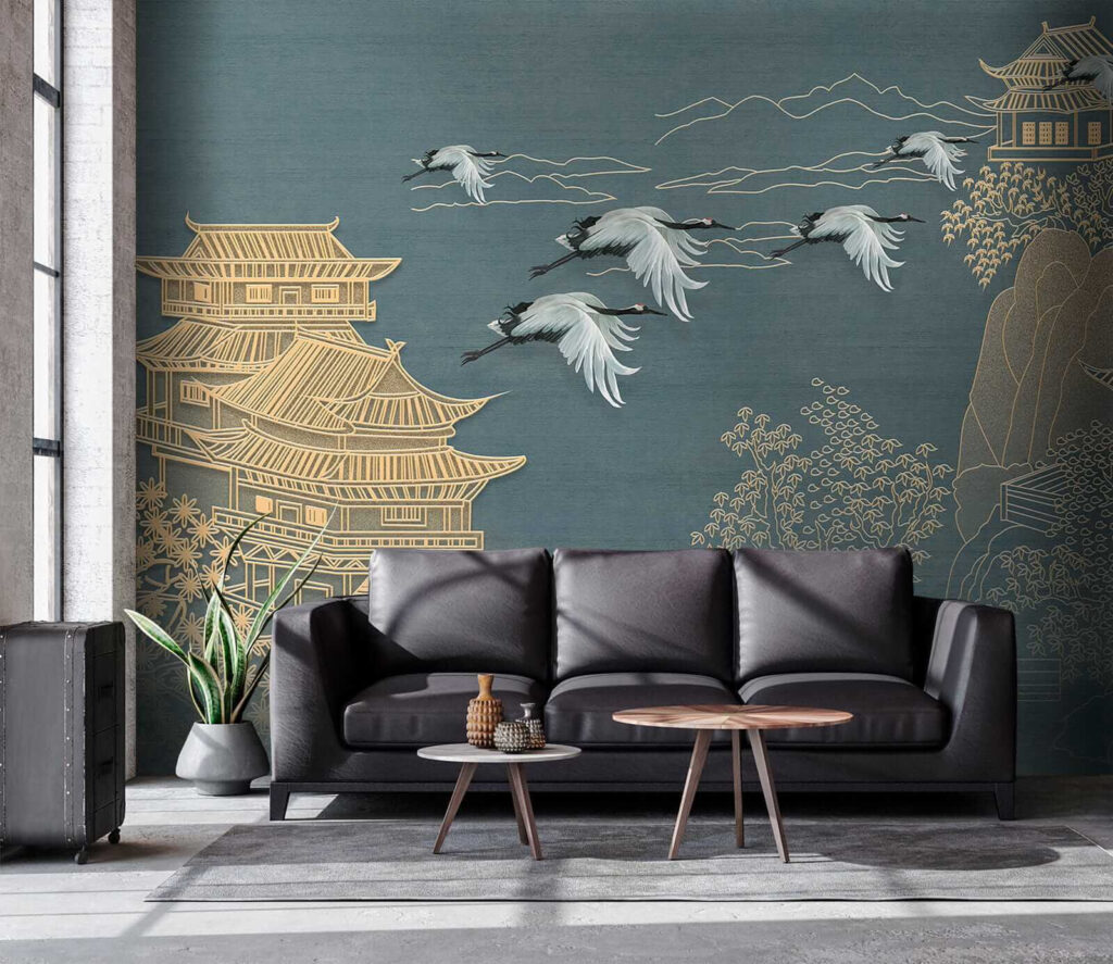 Landschaft mit Kranichen — Interieur 7