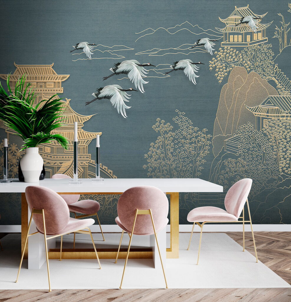 Landschaft mit Kranichen — Interieur 9