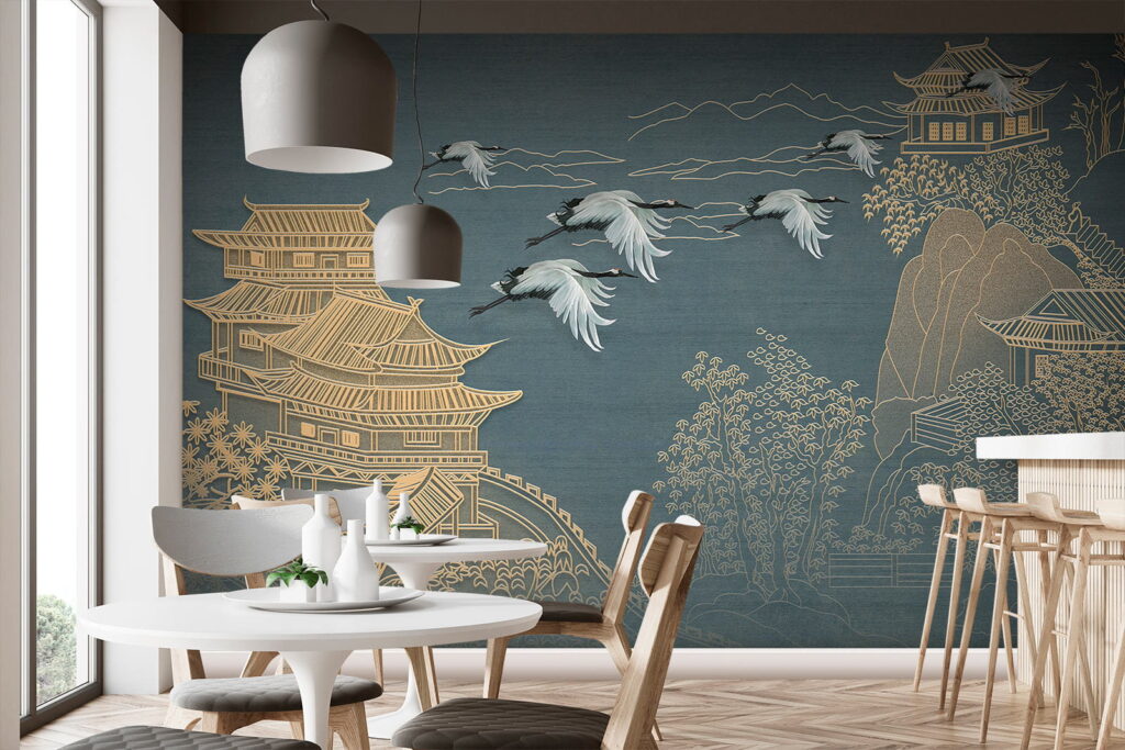 Landschaft mit Kranichen — Interieur 10