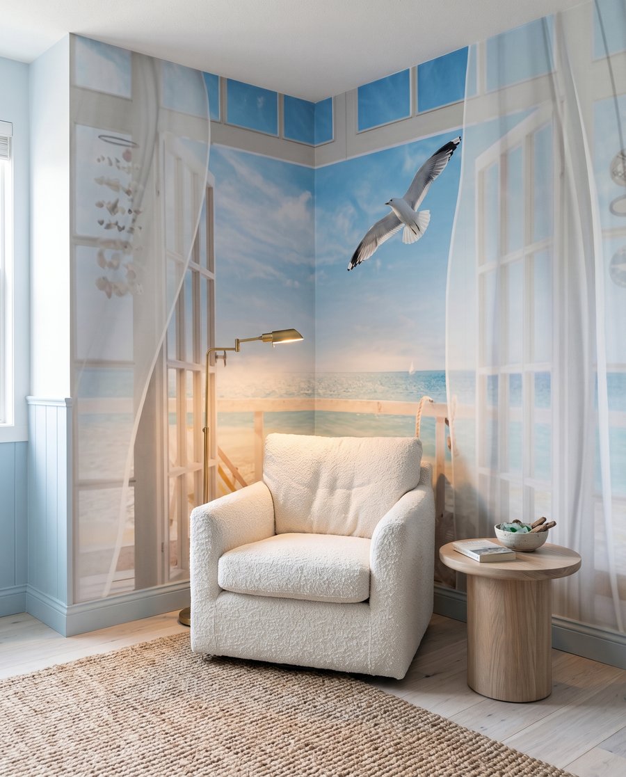Vorhänge zum blauen Meer — Interieur 2