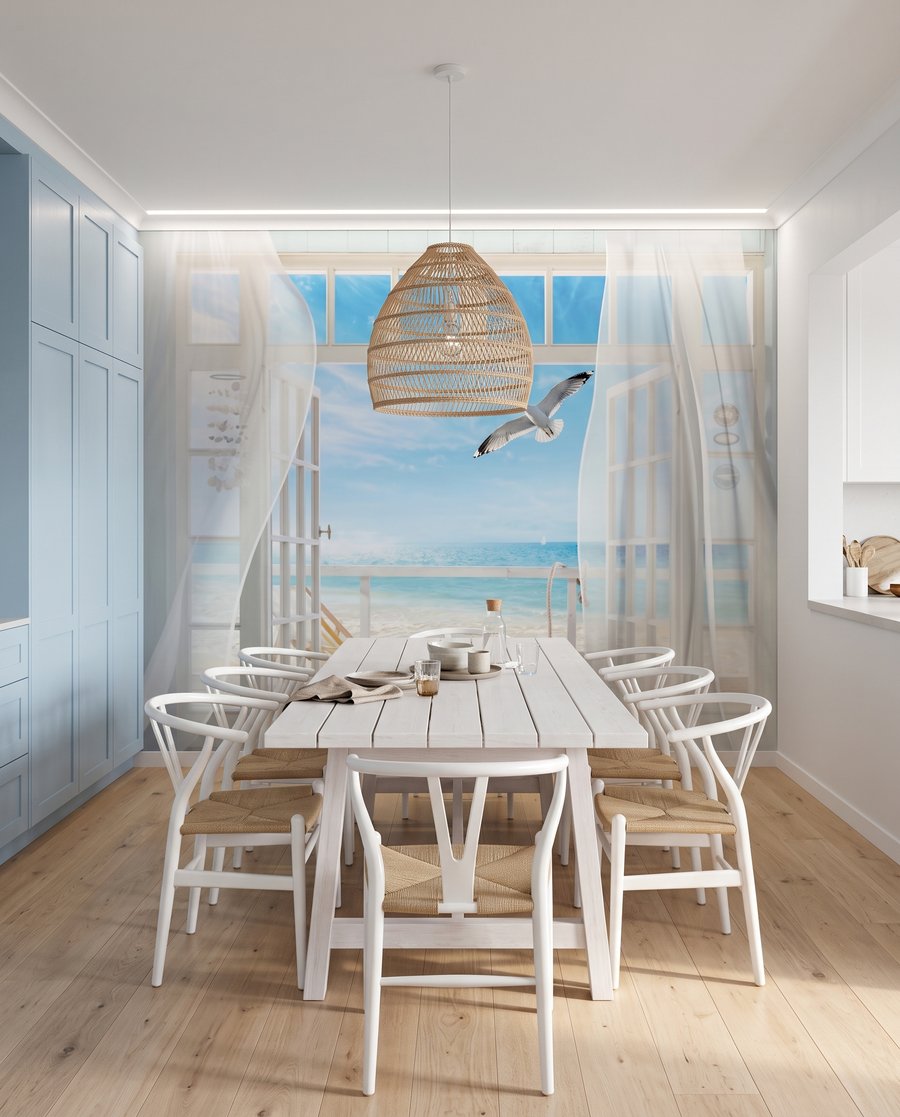 Vorhänge zum blauen Meer — Interieur 5
