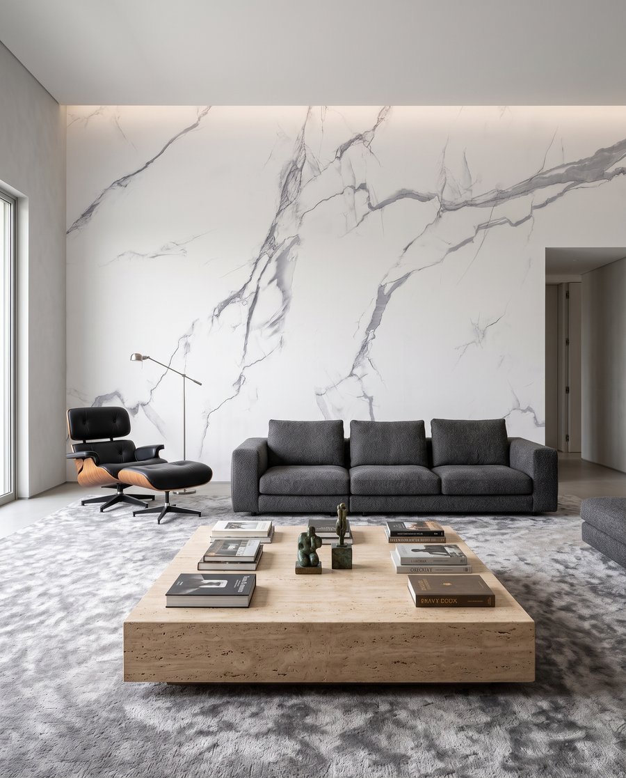 Verästelte Adern in einem Interieur