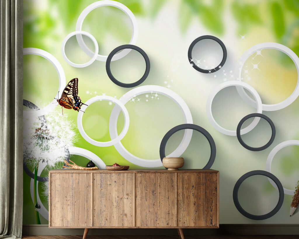 Schmetterling auf Löwenzahn — Interieur 1