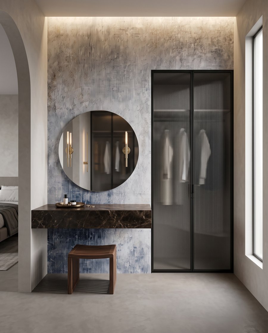 Verwitterte Farbwolken — Interieur 3