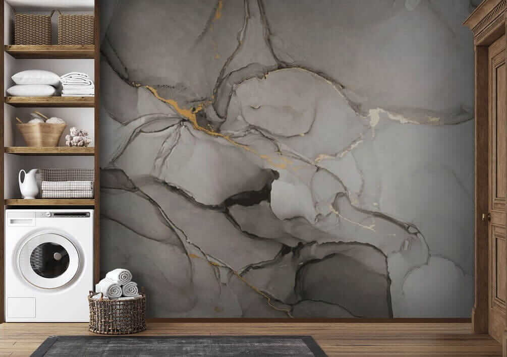 Marmorierung in Schwarz-Weiß — Interieur 5