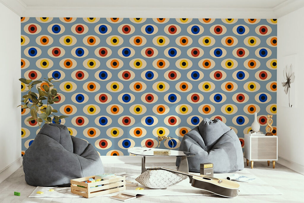 Kleine Kreise wie Augen — Interieur 1