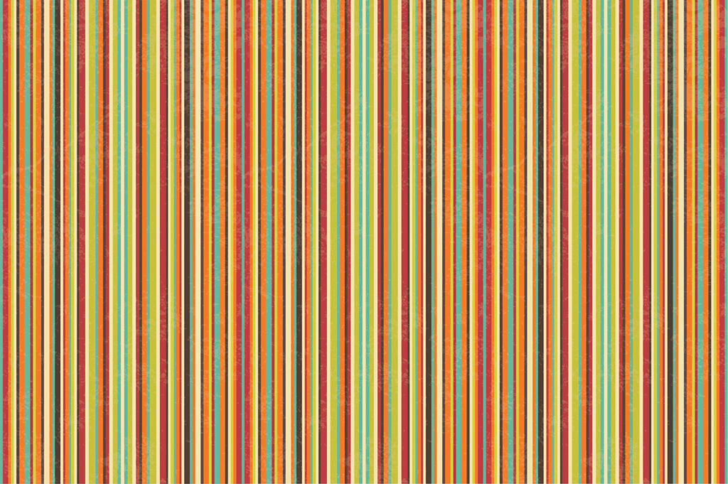 Feine bunte Streifen — ganzes Design