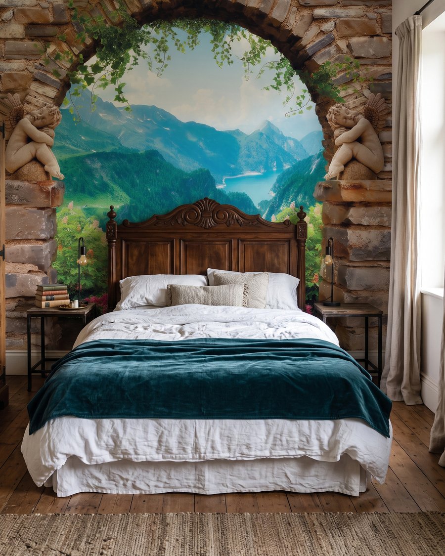 Bergtal hinter Steinbögen — Interieur 2