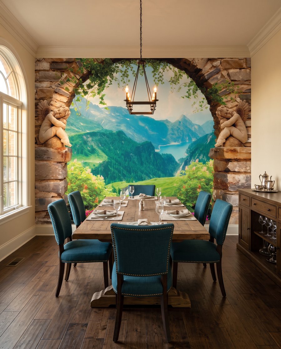 Bergtal hinter Steinbögen — Interieur 5