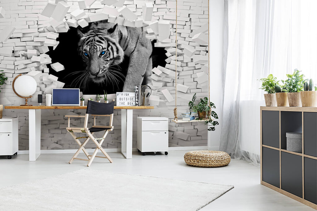 Weißer Tiger bricht durch — Interieur 1