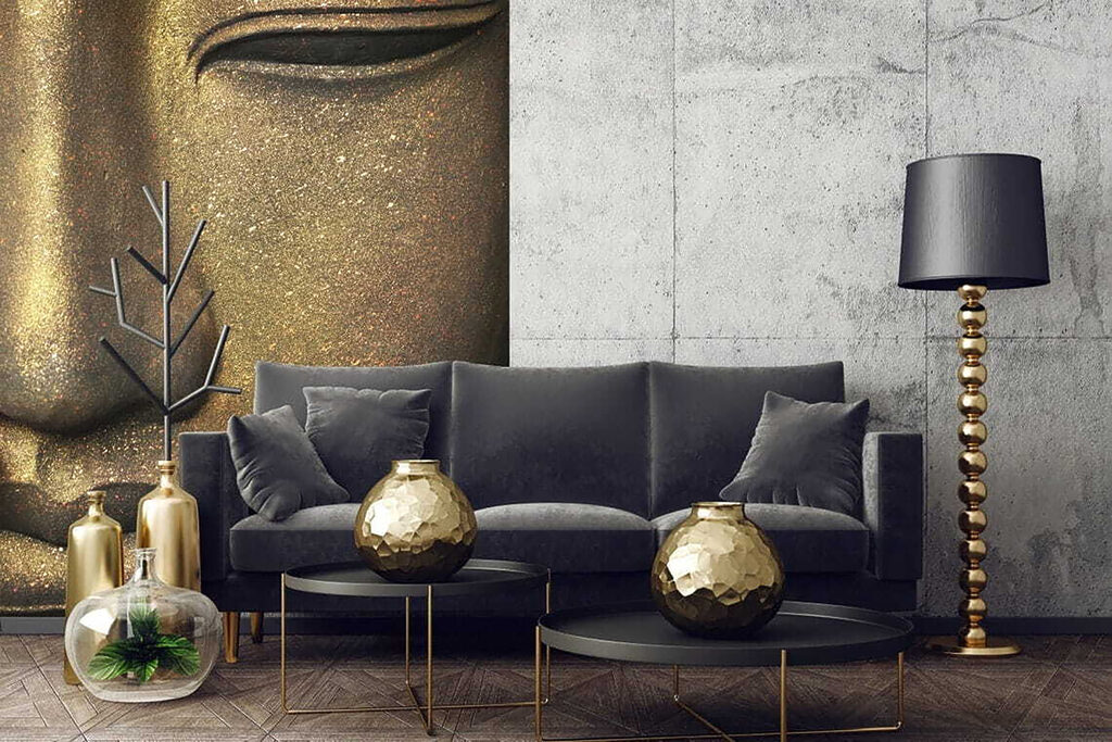 Geschlossene Augen in Gold — Interieur 4