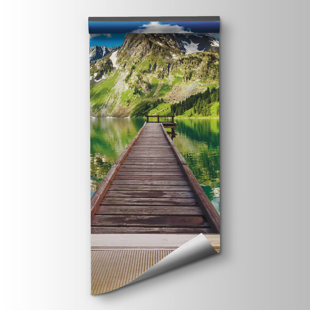 Steg am Bergsee — Produktansicht