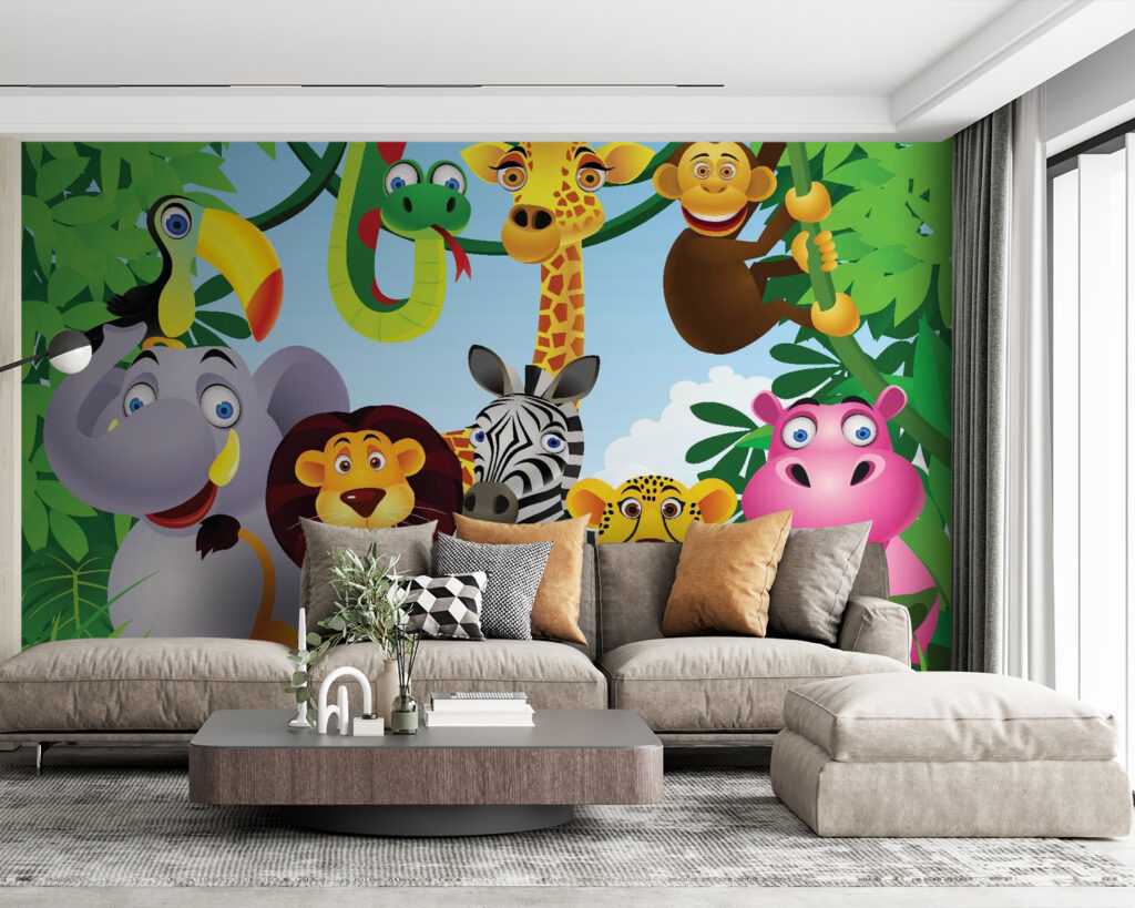 Fröhliche Dschungeltiere — Interieur 4