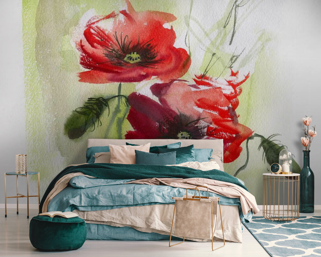 Zwei rote Blüten — Interieur 2