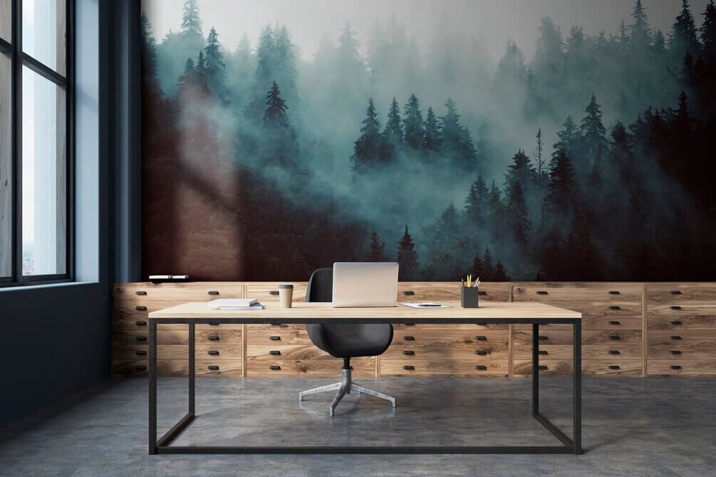Waldrand im Dunst — Interieur 1