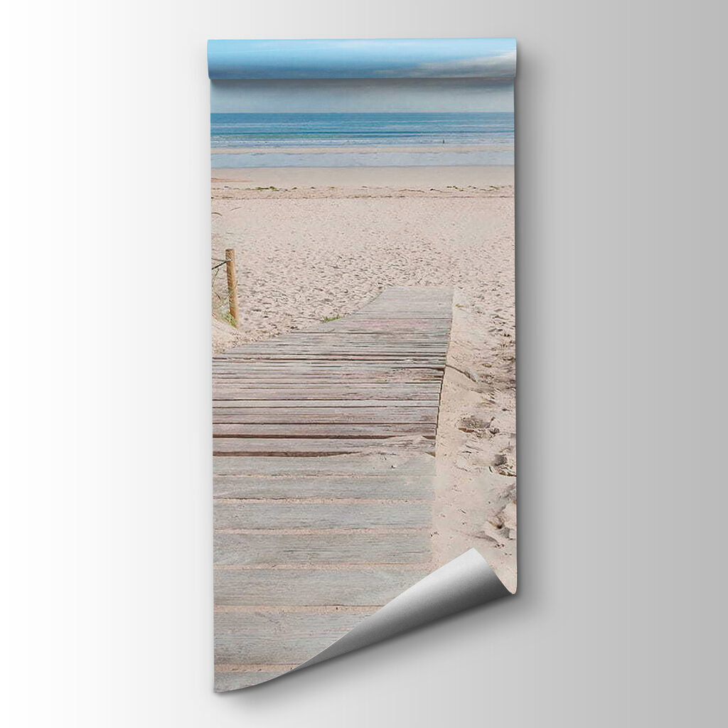 Holzsteg zum Meer — Produktansicht