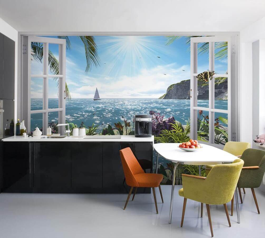 Segelboote vor dem Fenster — Interieur 1