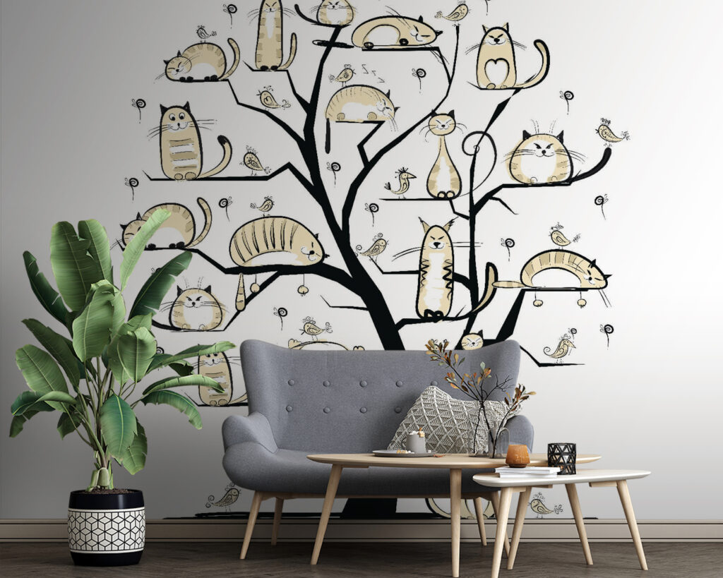 Baum mit Eulen — Interieur 2