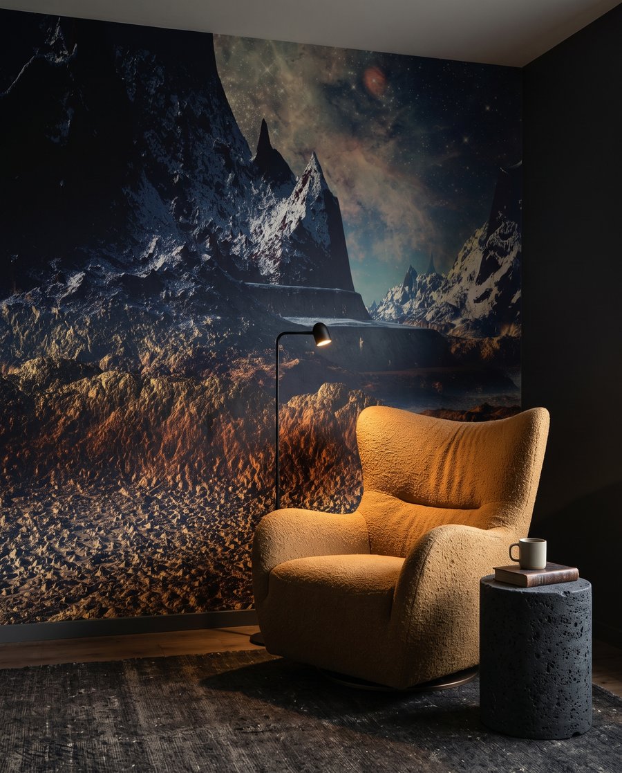 Planeten über den Bergen — Interieur 3