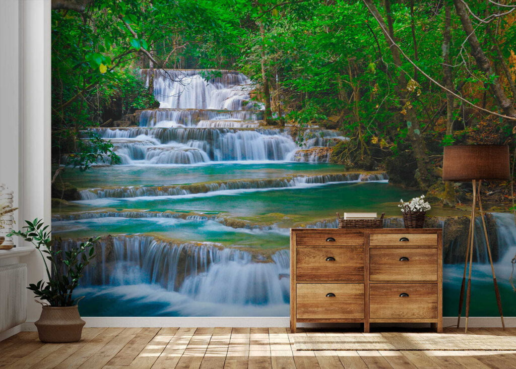Wasserfall in breiten Stufen — Interieur 1